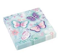 Amscan 512712 Flutter Serviettes de table Multicolore 16,5 x 16,5 cm
