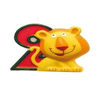 Amscan - 551792 - Bougie Chiffre 2 Safari