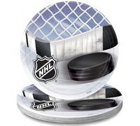 Amscan 8 Count NHL Ice Time Dessert Plates, 7 by Amscan