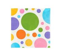 amscan - 9900144-20 Serviettes Rainbow Dots