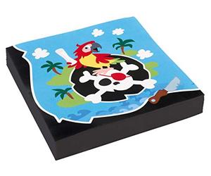 amscan 9902122 Lot de 20 Serviettes Motif Pirate