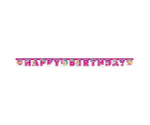 Amscan 9902529 - Chaîne de fête Barbie Dreamtopia, papier, 200 x 15 cm, joyeux anniversaire, anniversaire, guirlande, décoration à suspendre