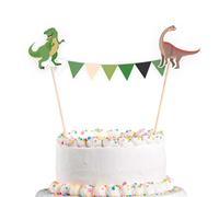 Cake topper Grands Dinosaures - Vert