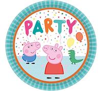 Amscan assiettes de fête Peppa Pig 23 cm 8 pièces Multicolor G