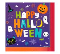 Amscan 9907444 - Serviettes de table Halloween Friends Party - Lot de 16