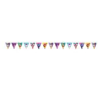amscan 9911894 - Guirlande de fanions My Little Pony, 330 cm, Papier, décoration d'anniversaire, Multicolore