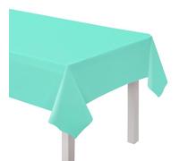 amscan 9915405-207 Nappe en Plastique réutilisable Vert Menthe Pastel 2,74 m