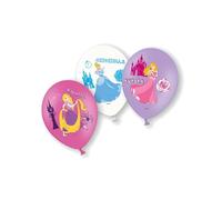 Amscan 999236 999236-6 Ballons Latex Princesse Diamètre 27,5 cm Décoration Ballon Anniversaire Fête à thème Multicolore