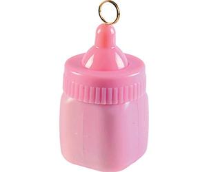 Amscan Adorable Poids pour biberon Rose - 82,2 g (Lot de 1) - Durable et Facile à Utiliser - Parfait pour Toutes Les Occasions festives