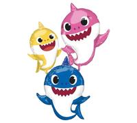 Amscan AirWalker Bebe Requin P93 Ballon En Aluminium Enveloppé 91 cm x 167 c