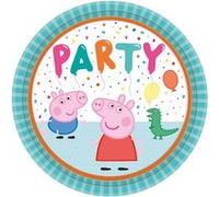 Amscan assiettes de fête Peppa Pig 23 cm 8 pièces Multicolor G