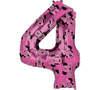 amscan Ballon Aluminium Chiffre Minnie 66 cm - Rose