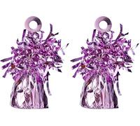 Amscan Ballon en Aluminium Rose, Poids 170g/6oz (Lot de 2)