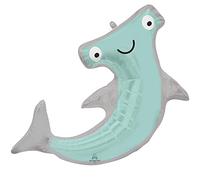 Amscan Ballons en aluminium en forme de requin - 104 x 71 cm