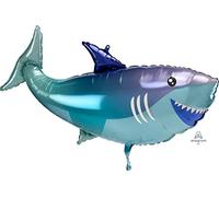 Amscan Ballons en aluminium en forme de requin 96 cm de large x 45 cm de haut