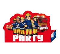 Amscan Fireman Sam Stand-up Invitations /8