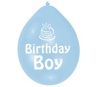 amscan Garçon d'anniversaire Bleu Décorations de fête Ballons en Latex