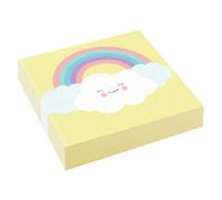 Amscan Generique - 20 Petites Serviettes en Papier Petit Nuage Jaunes 25 x 25 cm