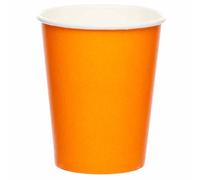 amscan-Gobelets en Papier Orange, 9915403-204-66