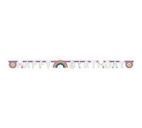 Amscan guirlande Happy Birthday Peppa Pig Purple 170 cm Paars G