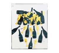 Amscan INT36866 - Confettis Cheers, Film, 14 g, Champagne, Champagne, décoration de Table, Carnaval, Anniversaire, doré