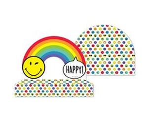 Amscan invitations smileys junior 14x8 cm papier 8 pièces Multicolor G
