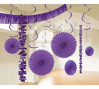 Amscan Kit Décoration 18 pcs - Mauve