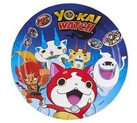 AMSCAN - LOT 8 Assiettes en carton 23cm diam YO KAI WATCH G