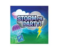 Amscan Lot de 16 serviettes de table Battle Royal 512412