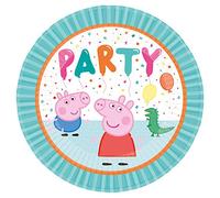 Amscan Lot de 8 assiettes en carton Peppa Pig 9906329
