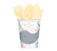 amscan Lot de 8 gobelets en papier Narval 250 ml