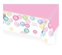 Amscan nappe Happy Birthday 115 x 175 cm pastel sur papier Roze G