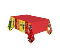 Amscan Nappe en papier Miraculous Ladybug 120 x 180 cm Rouge
