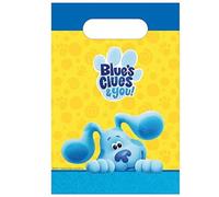 Amscan Nickelodeon Blues Clues 9913282 Lot de 8 sacs à surprises en papier d'anniversaire
