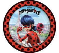 Amscan Pappteller Miraculous 8er Pack