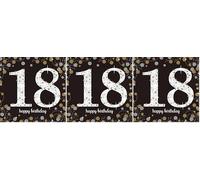 amscan - Serviettes anniversaire '18th Birthday' (Lot de 48)