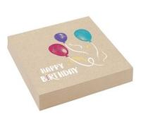 amscan 9904392 Lot de 20 Serviettes My Birthday Party
