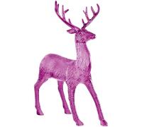 amscan Statuette de Renne en métal galvanisé pour décoration de Maison Rose