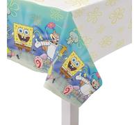 Amscan Ultimate Spongebob Nappe en Plastique 137,2 x 243,8 cm - 1 pièce - Parfaite pour Les Anniversaires et Les célébrations des Enfants, décoration Indispensable
