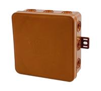 Amslight Boîte de dérivation V6 IP54 - 85 x 85 x 41 mm - Marron