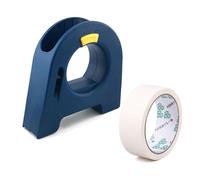 AMSLSIU Distributeur de ruban adhésif compact pour garnitures, gain de temps pour la décoration de la maison et du chantier. Applicateur de ruban de, bleu