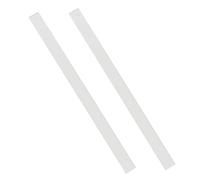 AMSLSIU Ensemble de guides pour rouleau à pâtisserie en acrylique, bandes de mesure en silicone, guides d'épaisseur essentiels, bâtonnets de nivellement, Clair, Épaisseur 3 mm