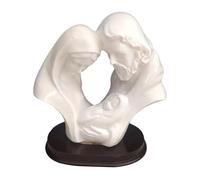 AMSLSIU Figurine en résine de la Sainte Famille, Statue de la Nativité Vivante, Collection de Cadeaux décoratifs pour la Maison, Le Bureau, l'école, Les