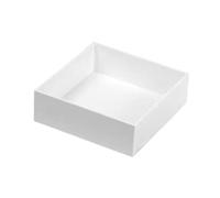AMSLSIU Mariages, cupcakes, bonbons, buffets, brunchs, présentations tendance, organisation des desserts, présentoir à buffet, présentoir en acrylique, Blanc, 15.3 x 15.3 x 5.1 cm