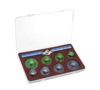 AMSLSIU Outil d'ouverture de boîtier de Montre avec mandrins à 8 rainures et ouvre-boîtier arrière Haute résistance pour techniciens t Jeu de Matrices pour la