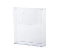 AMSLSIU Présentoir à brochures en acrylique pour dépliants et brochures - Support flexible pour et dépliants à différents endroits - Présentoir de