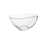AMSLSIU Récipients pour buffet, saladier, bol gigogne et plat transparent pour servir de saladier, de bonbonnière, de plat à en-cas pour battre les œufs, Clair, 14 x 8 cm