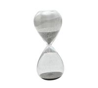 AMSLSIU Sablier en verre épais de 10 minutes, objet décoratif idéal pour un bureau efficace, favorisant la concentration et l'efficacité.