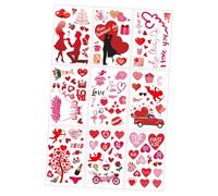 AMSLSIU Transformez votre décoration intérieure avec des stickers romantiques pour la Saint-Valentin ! Faciles à installer, ces stickers muraux et