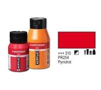 Royal Talens Amsterdam – Peinture acrylique Standard Series 315 Rouge Pyrrole – Pot de 500 ml